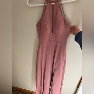 Azazie Bridesmaid Dress Color: Dusty Rose Size: A0